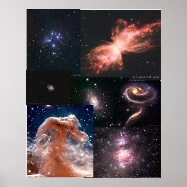 Deep Sky Images von Satwant Kumar Poster (Vorne)