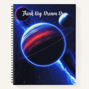 Deep Space Fade - Bold Galaxy Notebook Notizbuch