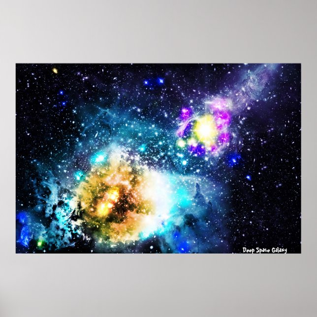 Deep Space Galaxy Poster (Vorne)