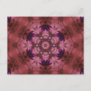 Deep Space Harmonics Mandala Postkarte