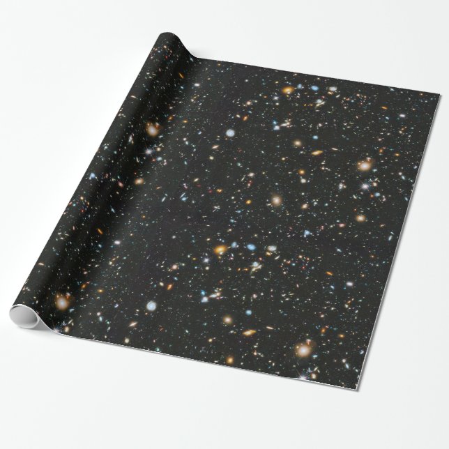 Deep Space Stars und Galaxien Geschenkpapier (Ungerollt)