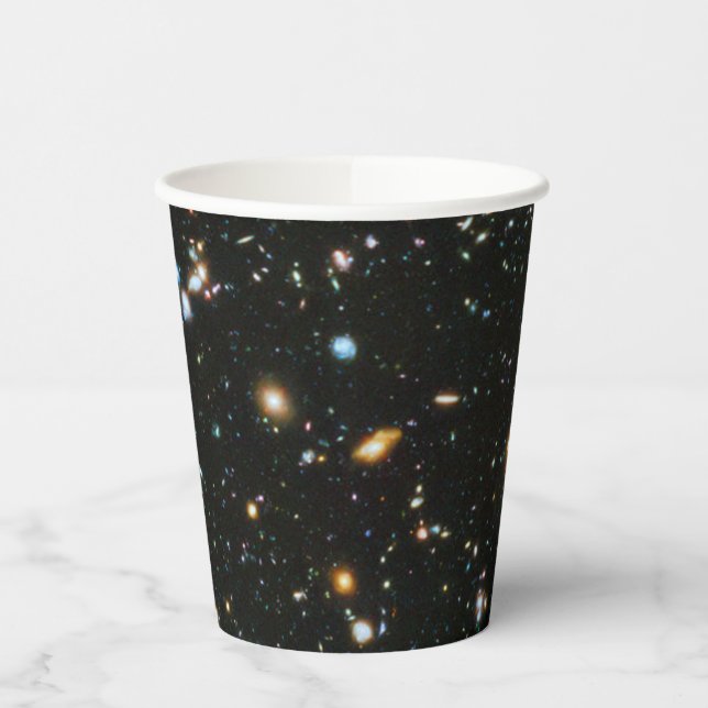 Deep Space Stars und Galaxien Pappbecher (Links)