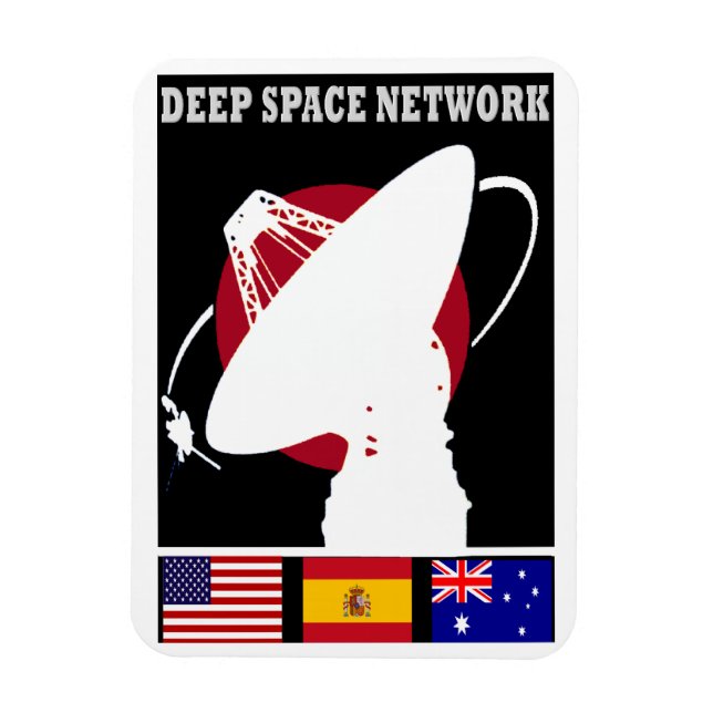 Deep Space Tracking Network Magnet (Vertikal)