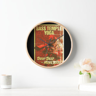 Deep Tactical Clock - Bass Temple Yoga Uhr