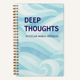 Deep Thoughts Journal | Strand-Vibes Notizbuch