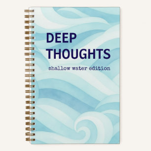 Deep Thoughts Journal   Strand-Vibes Notizbuch