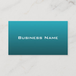 Deep Turquoise Business Card Visitenkarte