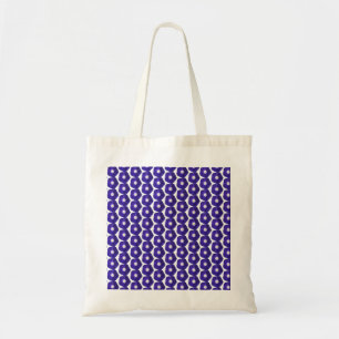 Deep Violet Morning Glory Floral Muster Tragetasche