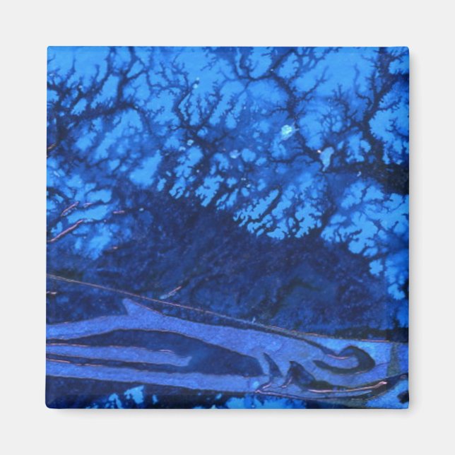 "Deep Water #3" Abstrakt Art Magnet (Vorne)