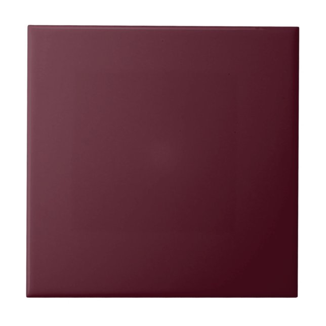 Deep Wine Magenta - Dunkelrosa Farbe Fliese (Vorderseite)