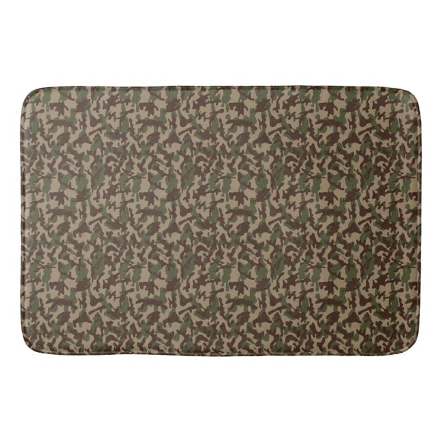 Deep Wood Camouflage Badematte (Vorderseite)