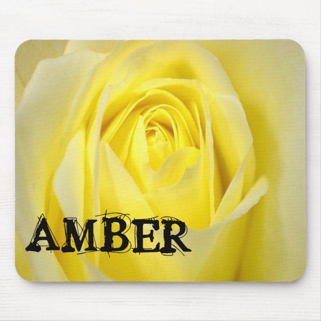 Deep Yellow Rose Mousepad (Vorne)