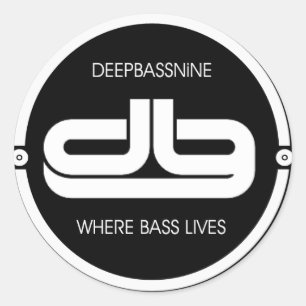 Deepbassin, wo Bass lebt Sticker