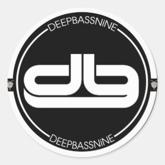 DEEPBASSNiNE-Logo-Aufkleber Runder Aufkleber