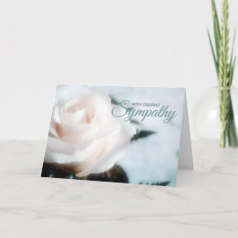 Deepest Beileid Condolence Card Karte