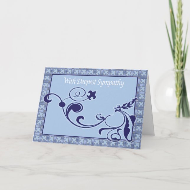 Deepest Sympathy Card Karte (Vorderseite)
