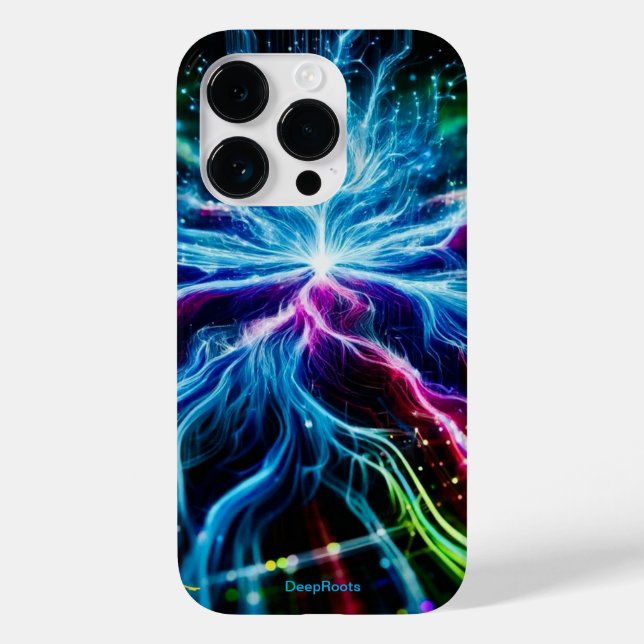 DeepRoots - eine digitale Welt im Cyberspace Case-Mate iPhone Hülle (Rückseite)