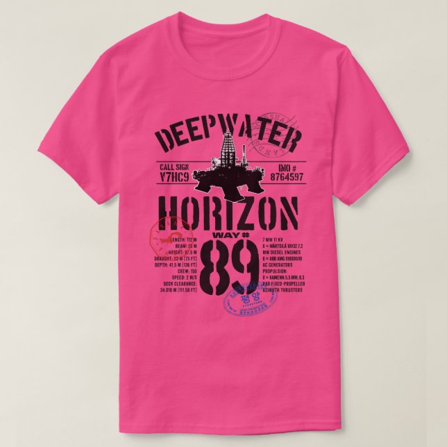 Deepwater Horizon T-Shirt (Design vorne)