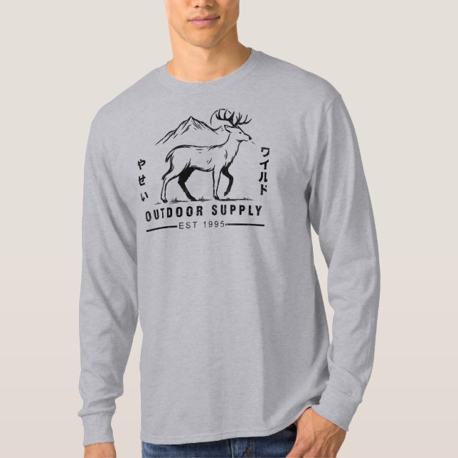 Deer adventure outdoor supply  T-Shirt (Vorderseite)