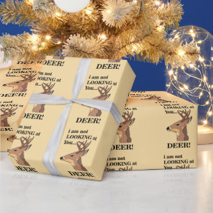Deer Antler Funny Geschenkpapier