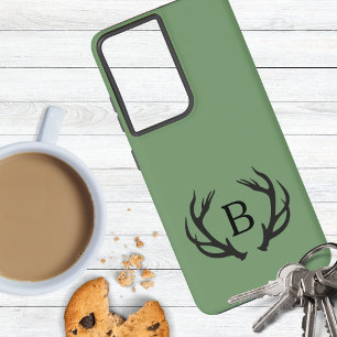 Deer Antler Monogram Samsung Galaxy Hülle