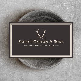 Deer Antlers Visitenkarte
