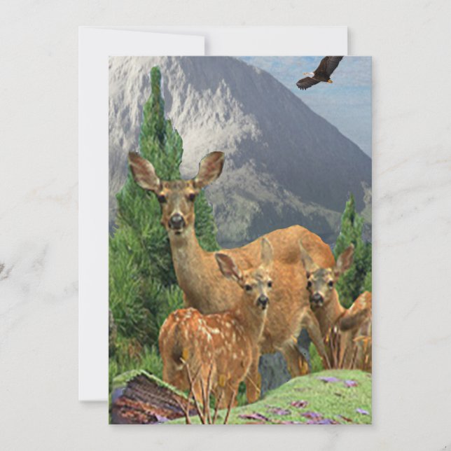 Deer ARt Einladung (Vorderseite)