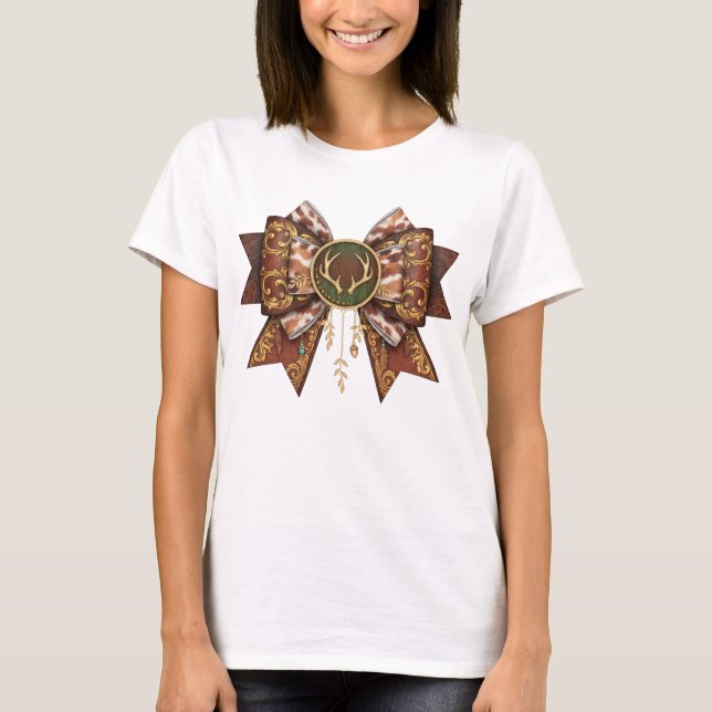 deer bow coquette style T-Shirt (Vorderseite)