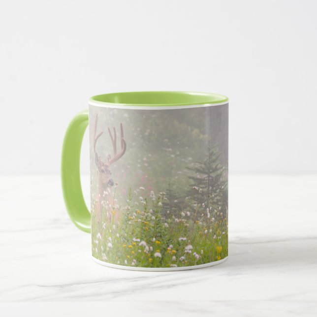 Deer Buck | Nationalpark Rainier Tasse (Vorderseite Links)