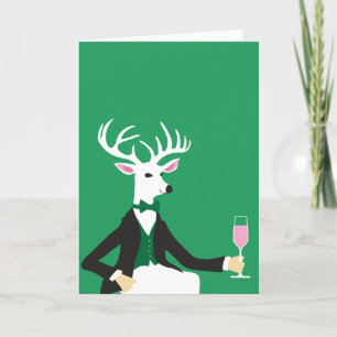 Deer Cheers Karte