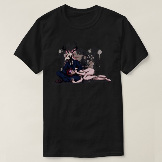 Deer Daddy Shh T-Shirt (Design vorne)