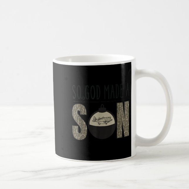 Deer Duck Fish Hunting Season Christian Son Kids B Kaffeetasse (Rechts)