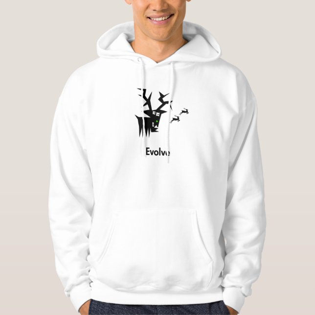 Deer Evolve Hoodie (Vorderseite)