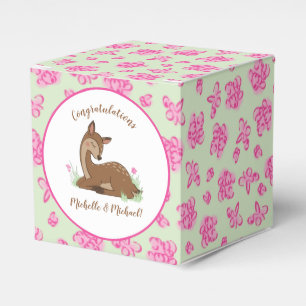 Deer Fawn Baby Shower Geschenkschachtel