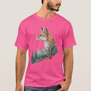 Deer Harmony – Geometrisches Wildlife- und Natur-T T-Shirt