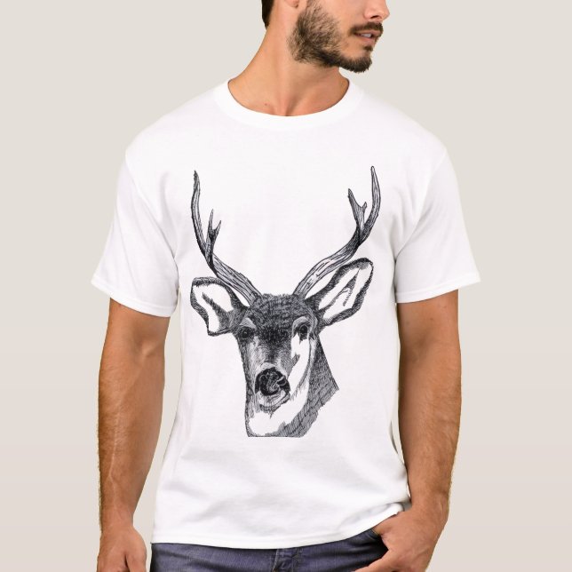 Deer Head T-Shirt (Vorderseite)