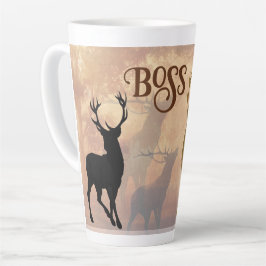 Deer Hunter Antlers Name Template Tasse