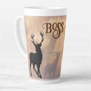 Deer Hunter Antlers Name Template Tasse
