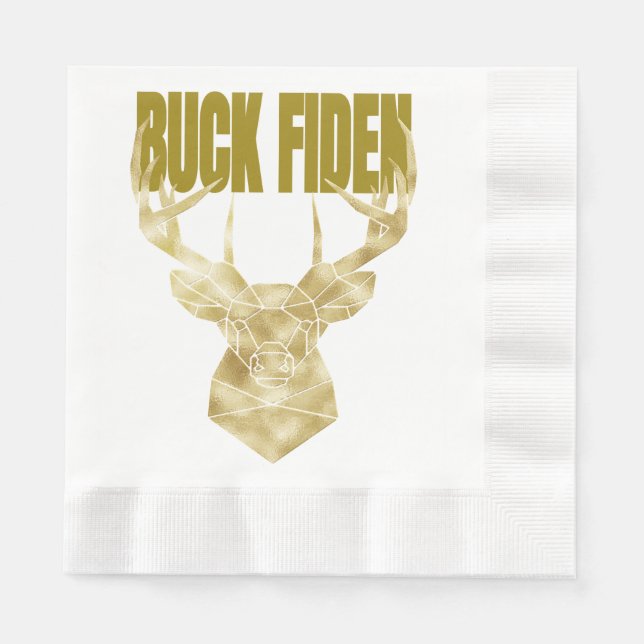 Deer Hunter Buck Fiden Political Anti-BIden Wall H Serviette (Vorderseite)