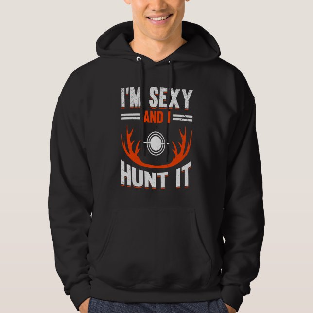 Deer Hunter Hunting Season Huntsman Hoodie (Vorderseite)