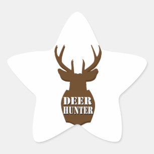 Deer Hunter Stern-Aufkleber