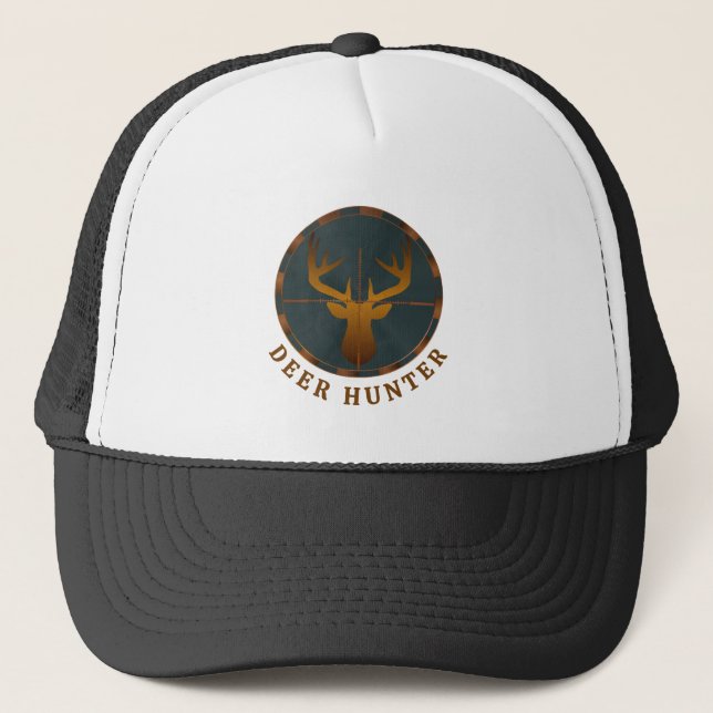 Deer Hunter Trucker Hat Truckerkappe (Vorderseite)