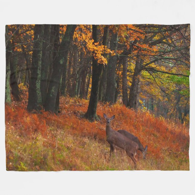 DEER HUNTERS CAMOUFLAGE FLEECEDECKE (Vorderseite (Horizontal))
