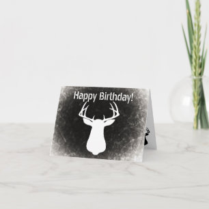 Deer Hunting Birthday Card Karte