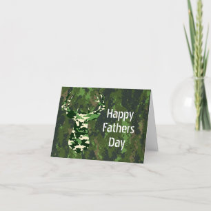 Deer Hunting Fathers Karte