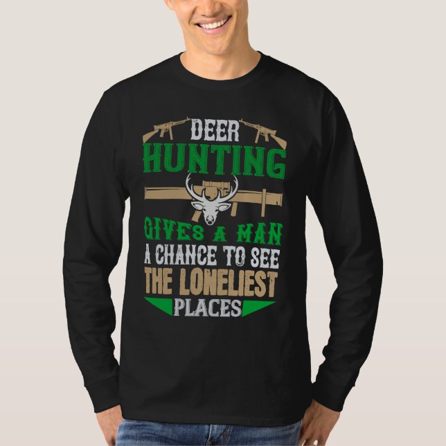 Deer Hunting Funny Hunter American Hunting T-Shirt (Vorderseite)