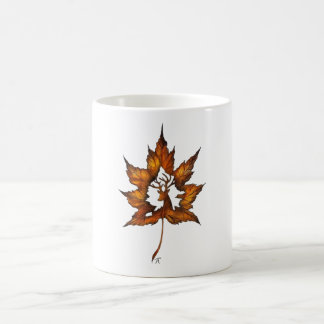 Deer in a leaf kaffeetasse