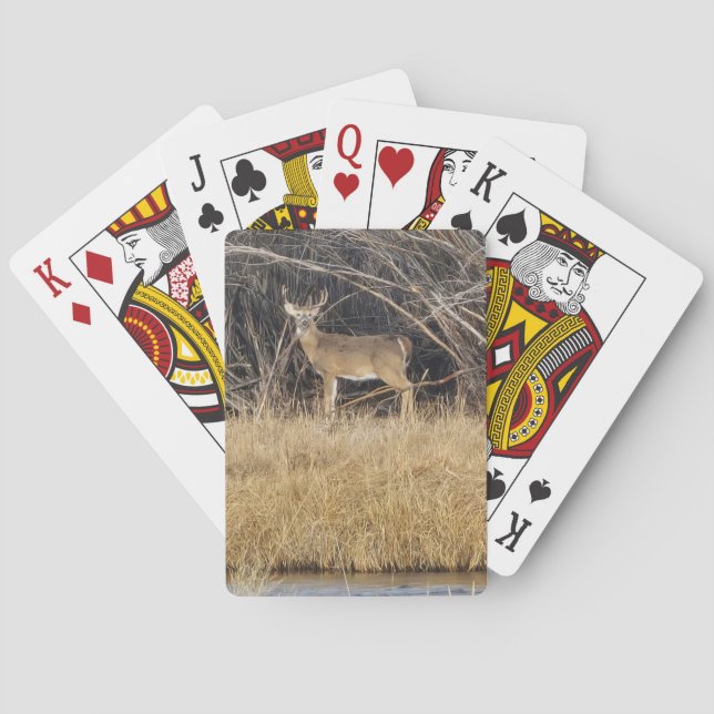 Deer in the Thicket Playing Cards Spielkarten (Rückseite)