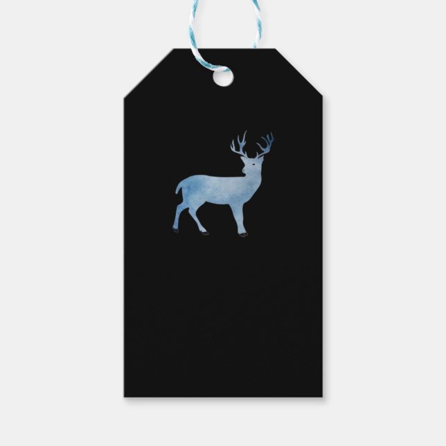 Deer Modern Artistic Design Geschenkanhänger (Vorderseite)