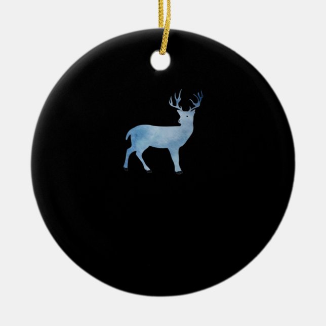 Deer Modern Artistic Design Keramik Ornament (Vorne)
